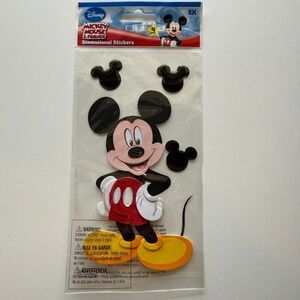 Disney Mickey Mouse Dimensional Stickers 4pc EK Success DJJ005 Scrapbook Craft